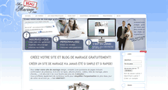 Desktop Screenshot of monbeaumariage.com